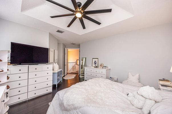 Bedroom, Interior, Wood Texture Flooring