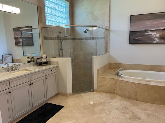 Bathroom, Glass Shower, Interior
