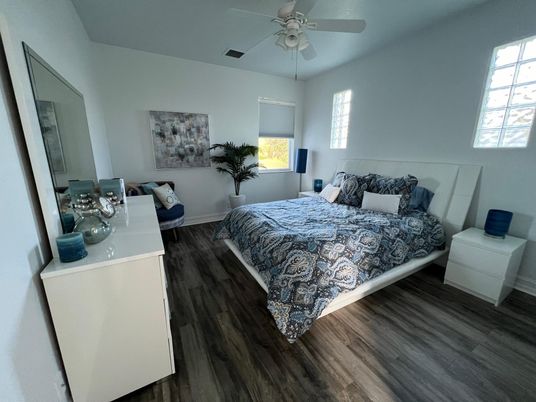Bedroom, Interior, Wood Texture Flooring