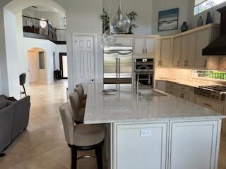 Interior, Kitchen, Pendant Lights, Stainless Steel Appliances