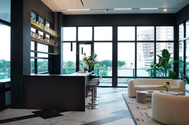Interior, Living room, Marble, Pendant Lights, Recessed Lighting