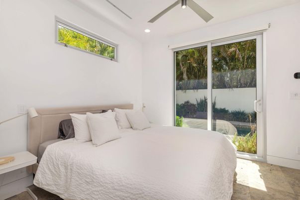 Bedroom, Interior, Recessed Lighting