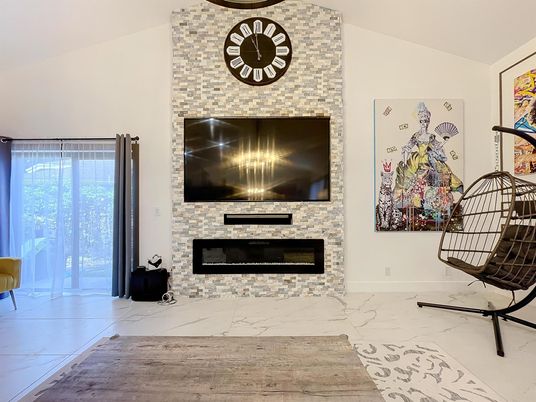 Fireplace, Interior, Marble