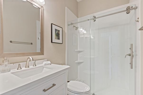 Bathroom, Glass Shower, Interior