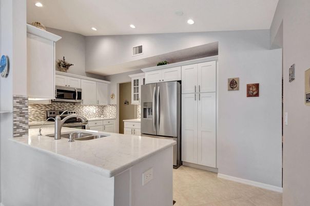 Interior, Kitchen, Recessed Lighting, Stainless Steel Appliances