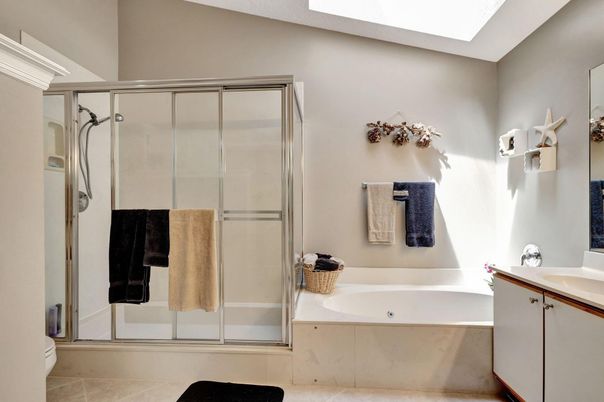 Bathroom, Glass Shower, Interior