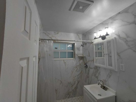 Bathroom, Interior, Marble Walls