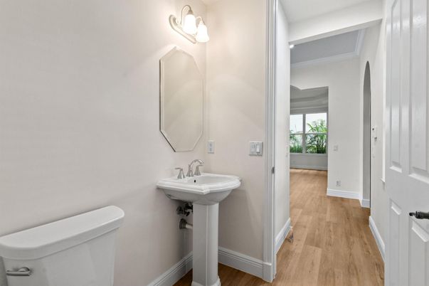 Bathroom, Interior, Wood Texture Flooring