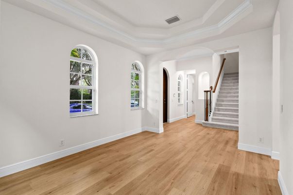 Empty room, Interior, Wood Texture Flooring