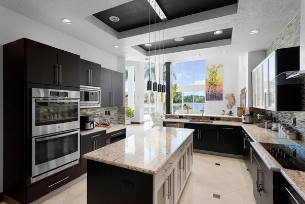 Interior, Kitchen, Recessed Lighting, Stainless Steel Appliances