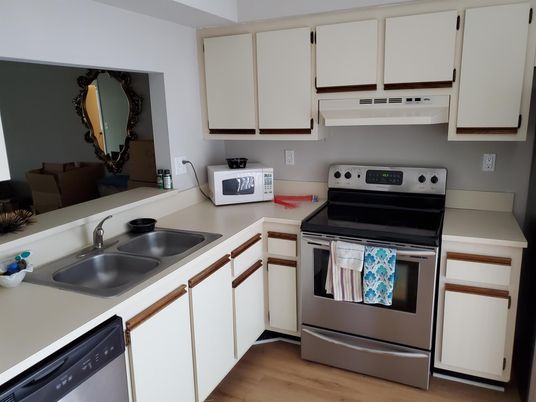 Interior, Kitchen, Wood Texture Flooring