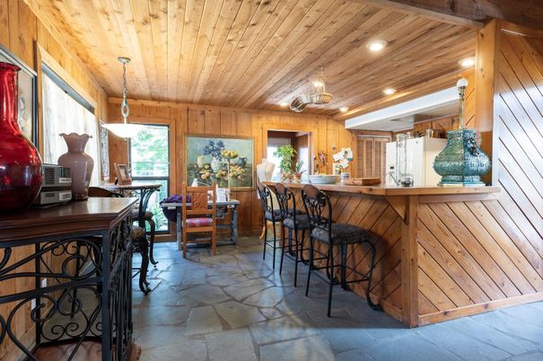 Interior, Pendant Lights, Recessed Lighting, Wooden Ceilings, Wooden Walls