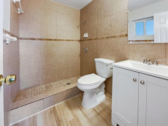 Bathroom, Interior, Wood Texture Flooring