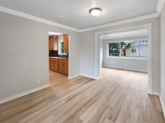 Empty room, Interior, Kitchen, Wood Texture Flooring