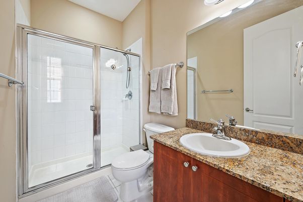 Bathroom, Glass Shower, Interior