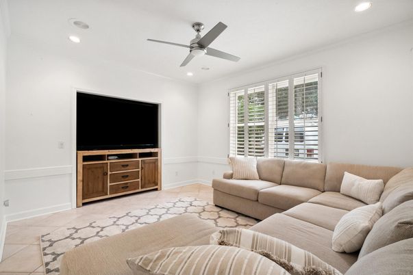 Interior, Living room, Recessed Lighting