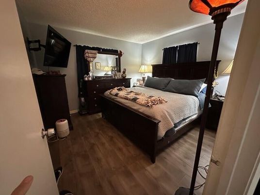 Bedroom, Interior, Wood Texture Flooring