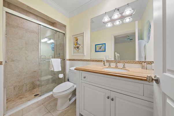 Bathroom, Glass Shower, Interior