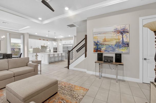 Interior, Kitchen, Living room, Pendant Lights, Recessed Lighting