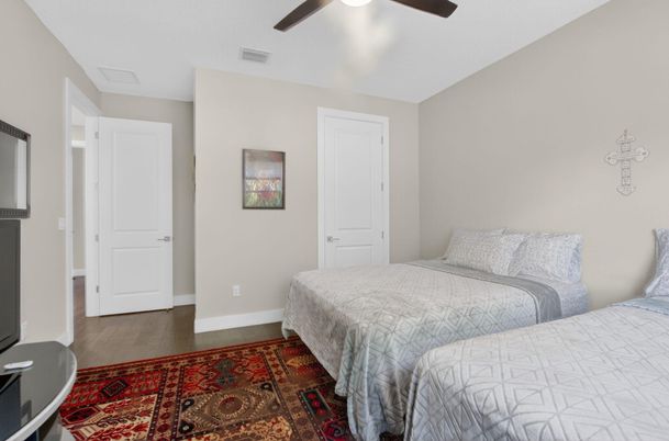 Bedroom, Interior, Wood Texture Flooring
