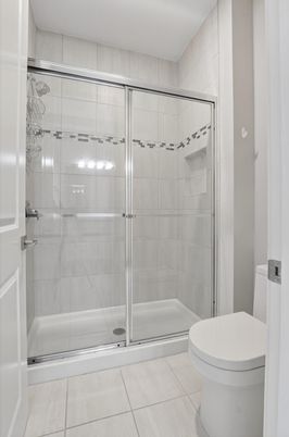 Bathroom, Glass Shower, Interior