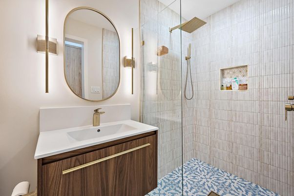 Bathroom, Glass Shower, Interior