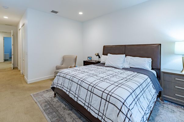 Bedroom, Interior, Recessed Lighting