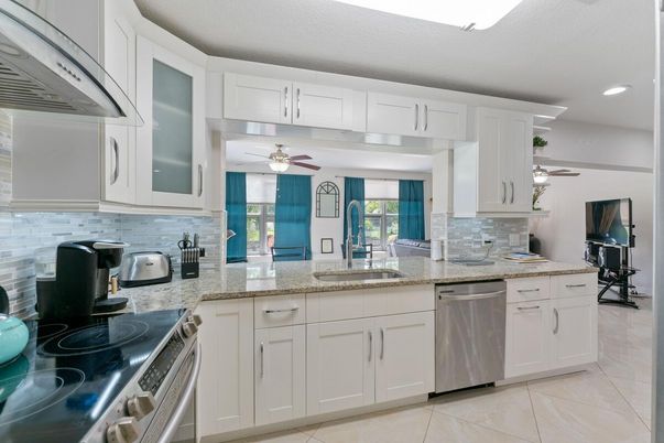 Interior, Kitchen, Recessed Lighting, Stainless Steel Appliances