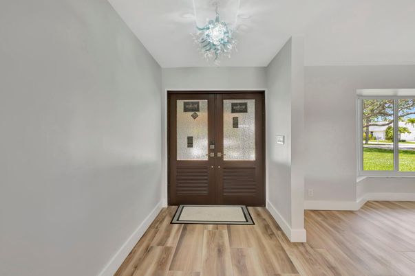 Chandelier, Interior, Wood Texture Flooring