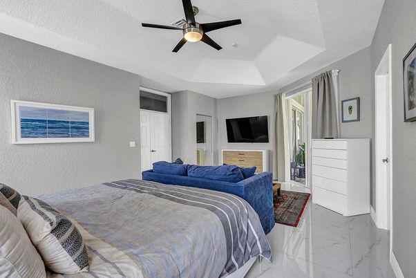 Bedroom, Interior, Marble