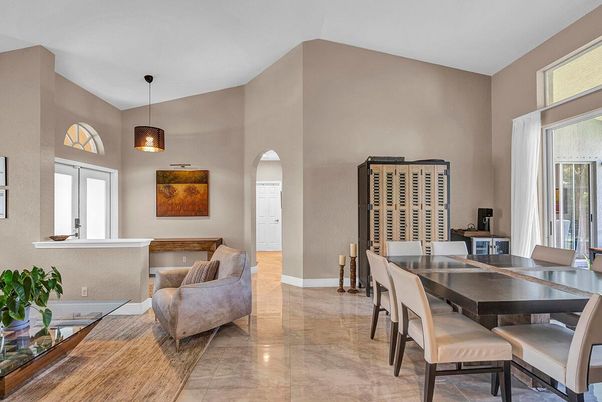Dining room, Interior, Pendant Lights