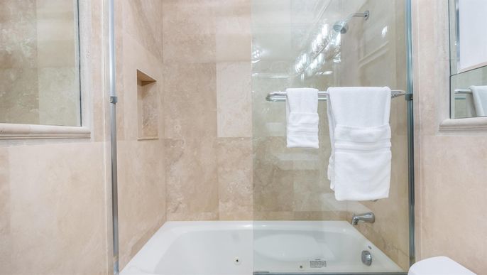 Bathroom, Glass Shower, Interior