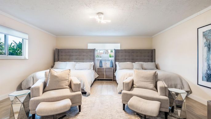 Bedroom, Interior, Wood Texture Flooring