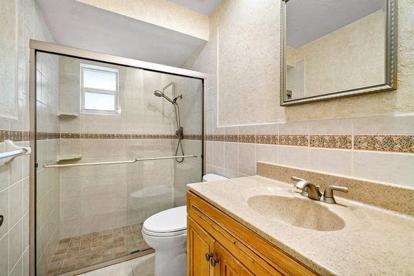 Bathroom, Glass Shower, Interior