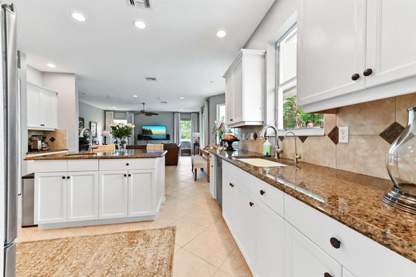 Interior, Kitchen, Living room, Recessed Lighting