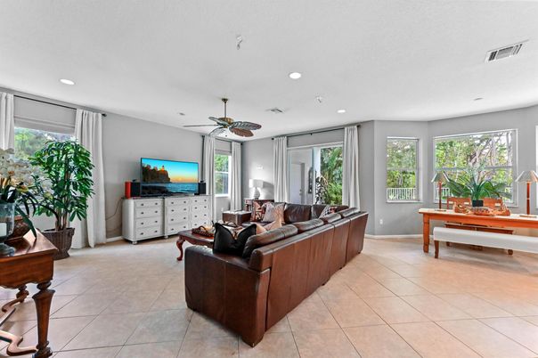 Interior, Living room, Recessed Lighting