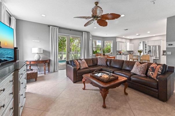 Interior, Kitchen, Living room, Recessed Lighting, Stainless Steel Appliances