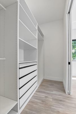 Interior, Walk-in Closets, Wood Texture Flooring