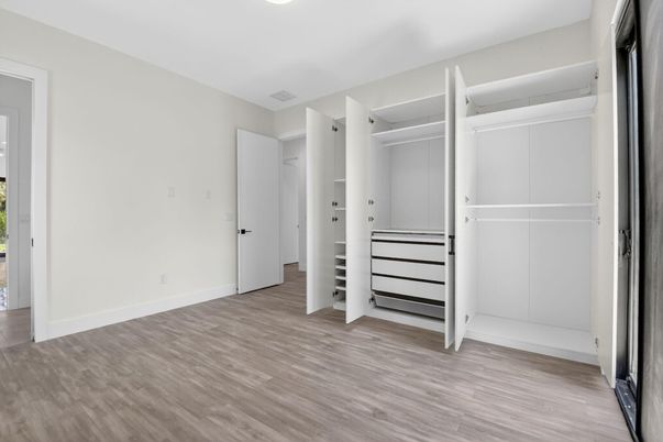 Interior, Walk-in Closets, Wood Texture Flooring