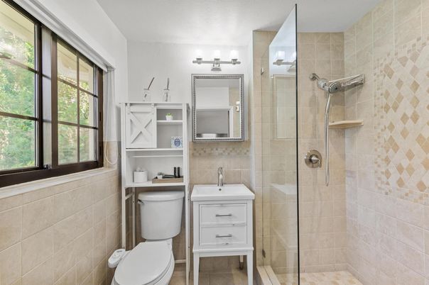 Bathroom, Glass Shower, Interior