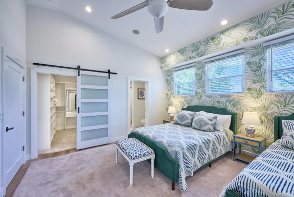 Bedroom, Interior, Recessed Lighting