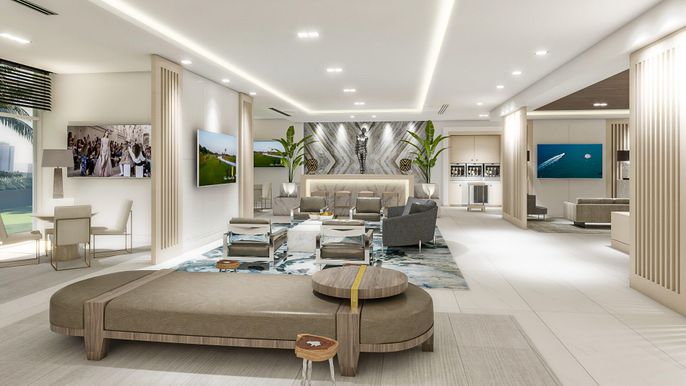 Interior, Living room, Recessed Lighting
