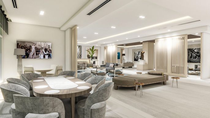 Dining room, Interior, Living room, Recessed Lighting