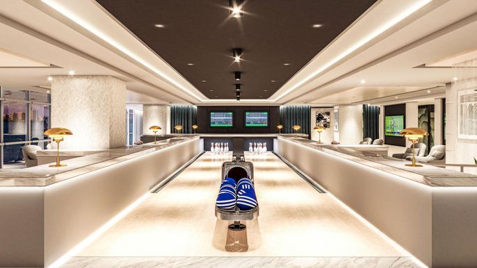 Interior, Pool, Recessed Lighting