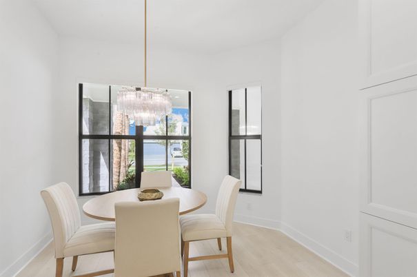 Chandelier, Dining room, Interior, Water, Wood Texture Flooring