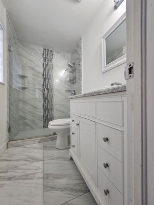 Bathroom, Interior, Marble, Marble Walls