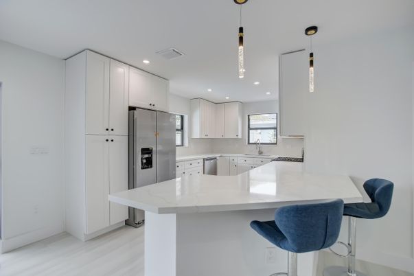 Interior, Kitchen, Pendant Lights, Recessed Lighting