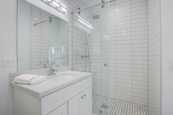 Bathroom, Glass Shower, Interior