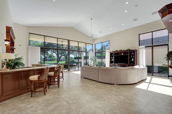Interior, Living room, Recessed Lighting