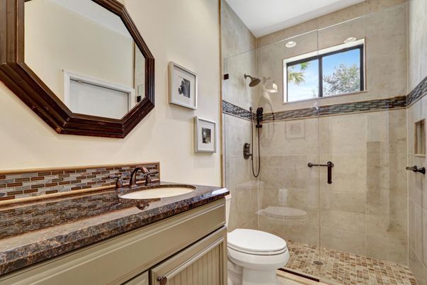 Bathroom, Glass Shower, Interior
